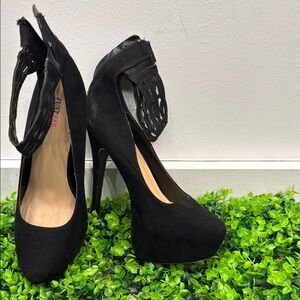 💚 JustFab Black Women's Heels